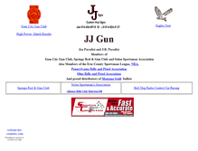 Tablet Screenshot of jjgun.com